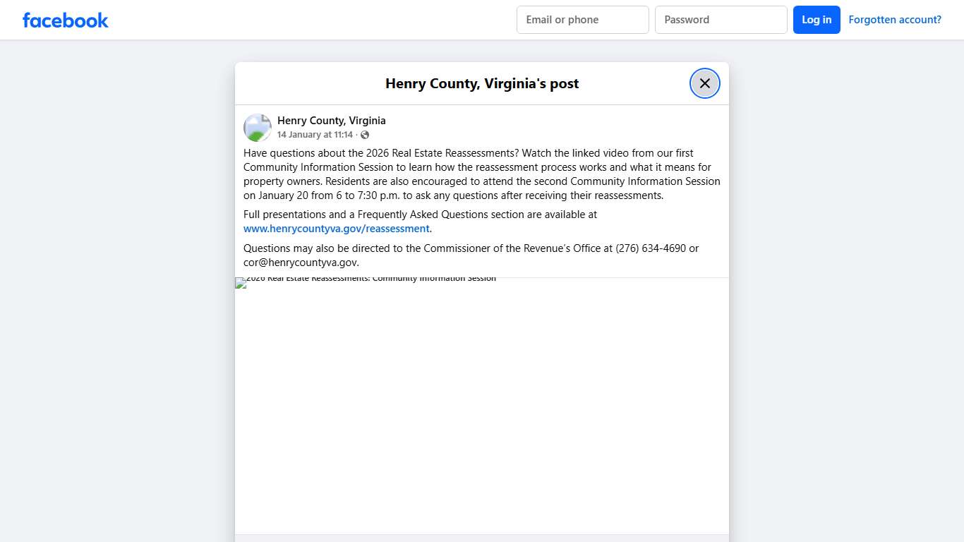Have questions about the 2026... - Henry County, Virginia | Facebook